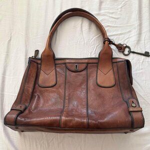 Fossil Handbag Vintage Reissue Satchel Authentic RARE